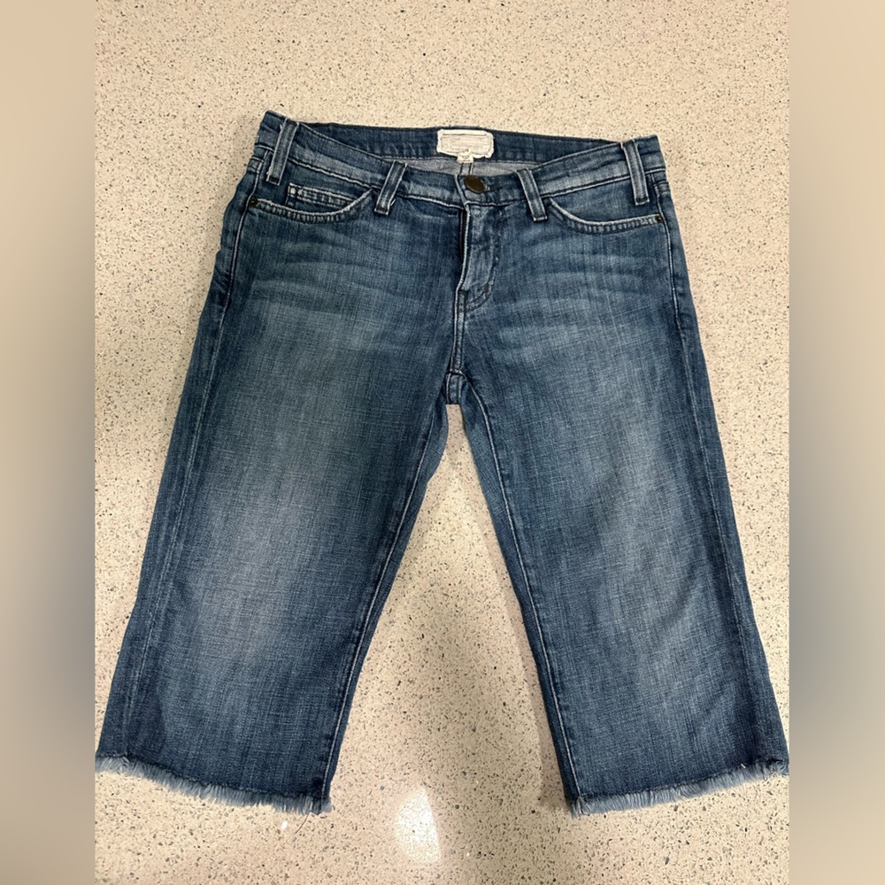 Current Elliott Women's Blue Denim Shorts 26 0